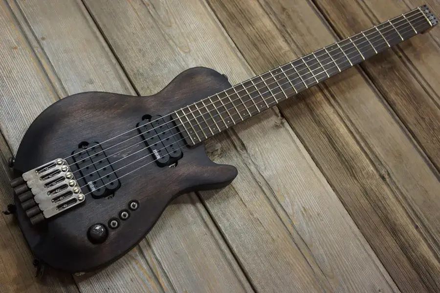 Laika 1st in Space travel guitar by Laika Guitars